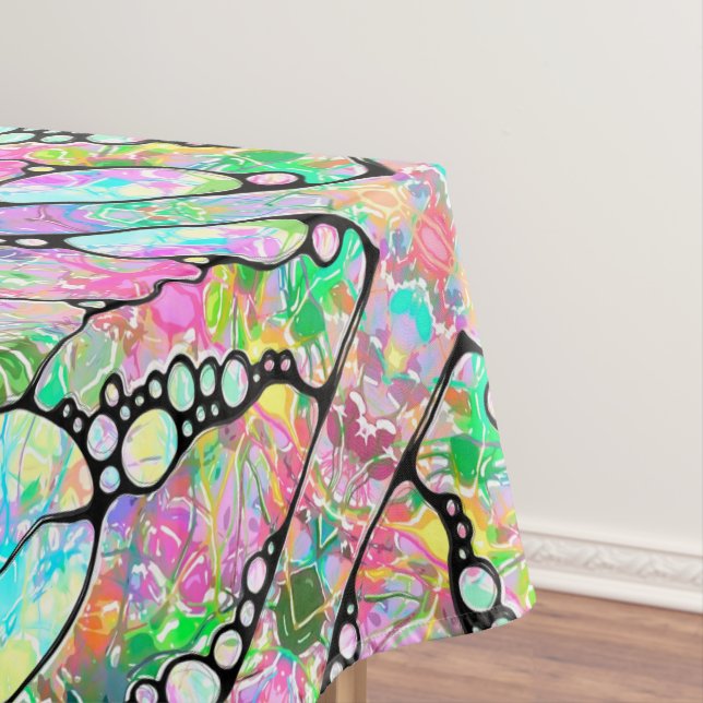 Hand And Digitally Painted Pattern Art 31 Tablecloth (In Situ)