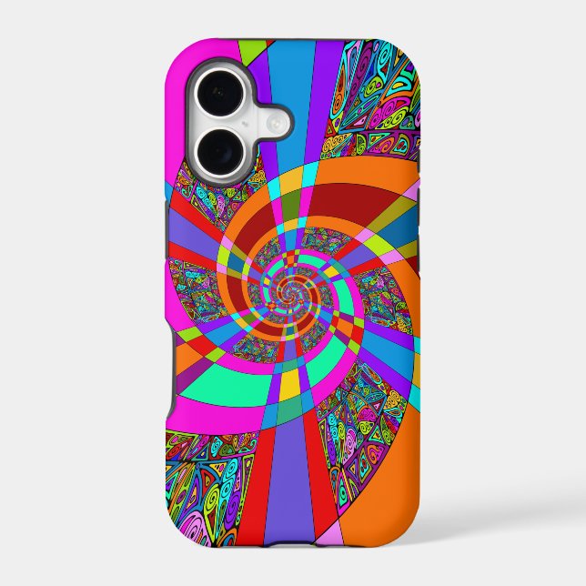 Hand And Digitally Painted Pattern Art 3 Iphone Case (Back)