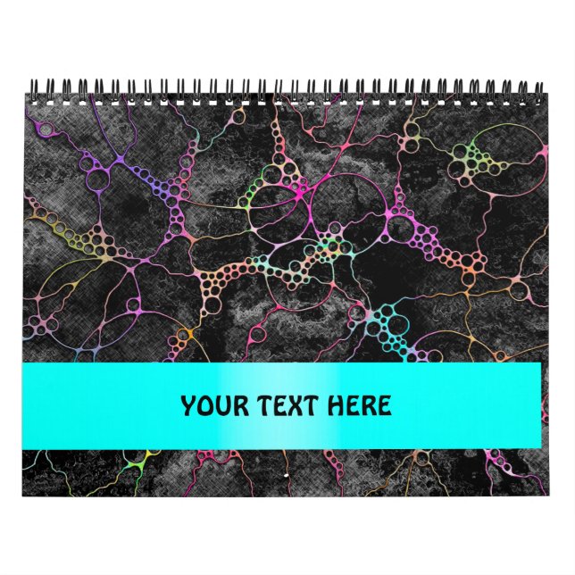 Hand And Digitally Painted Pattern Art 44 Calendar (Cover)