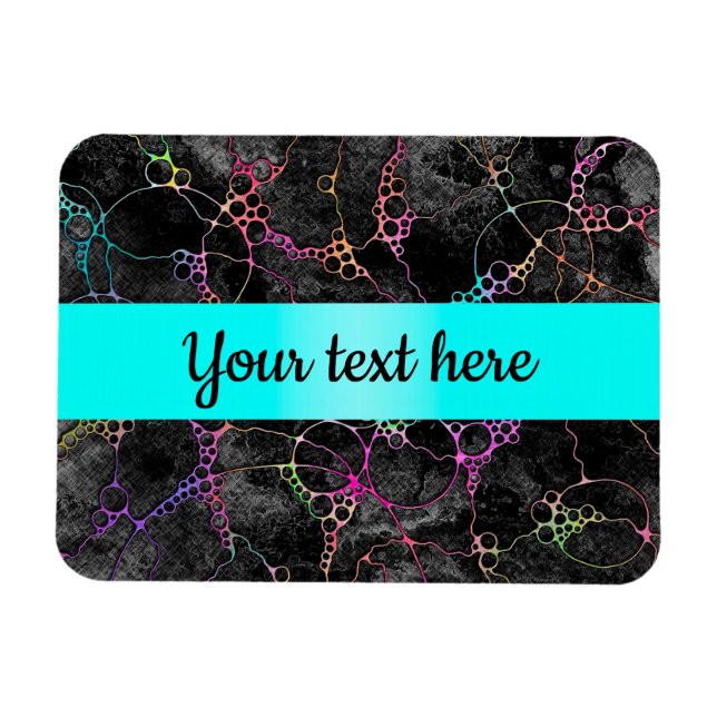 Hand And Digitally Painted Pattern Art 44 Magnet (Horizontal)