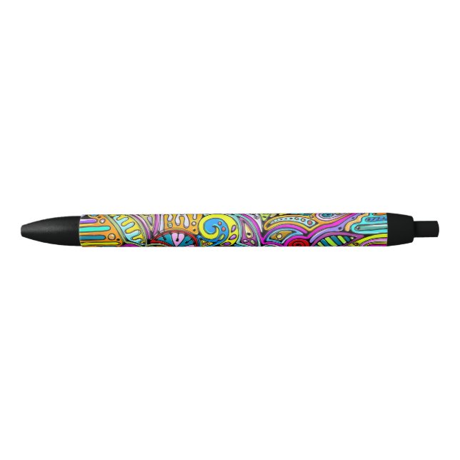Hand And Digitally Painted Pattern Art 6 Pen (Front)