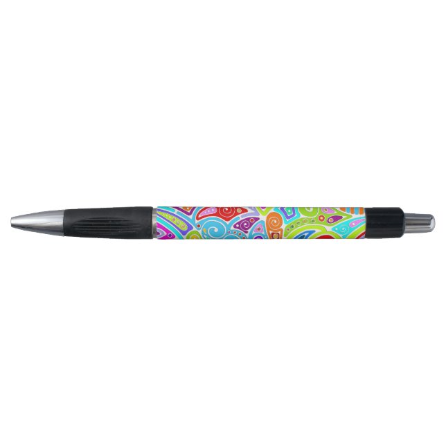 Hand And Digitally Painted Pattern Art 7 Pen (Front)