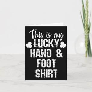 Hand And Foot Card Game Player Gift Funny Sharks C