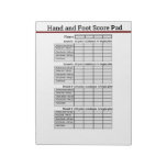 Hand And Foot Card Game Score Pad at Zazzle