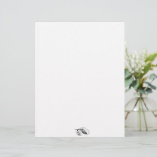 Hand and Pencil Letterhead