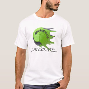 Hand Ball Modern Design for Action T-Shirt