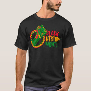 Hand Black History Month Men Women Kids T-Shirt