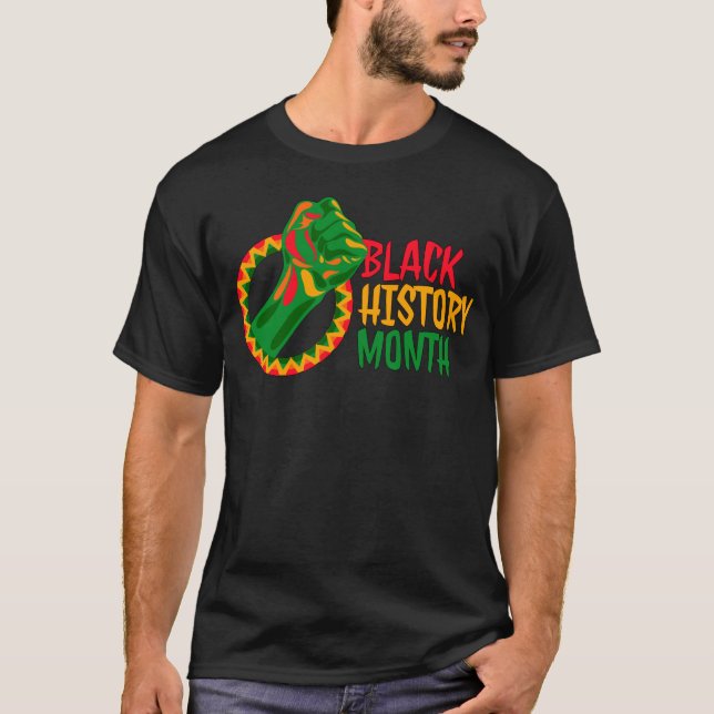 Hand Black History Month Men Women Kids T-Shirt (Front)