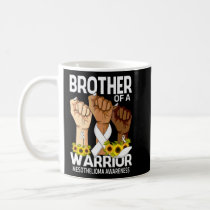 Hand Brother Of A Warrior Mesothelioma Awareness  Coffee Mug