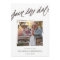 Hand Brush Lettering | Save the Date Photo Card