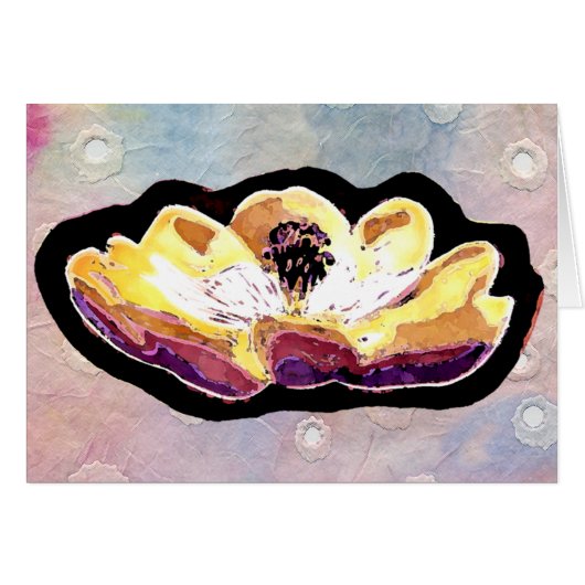 Hand Carved Magnolia Flower (Front Horizontal)