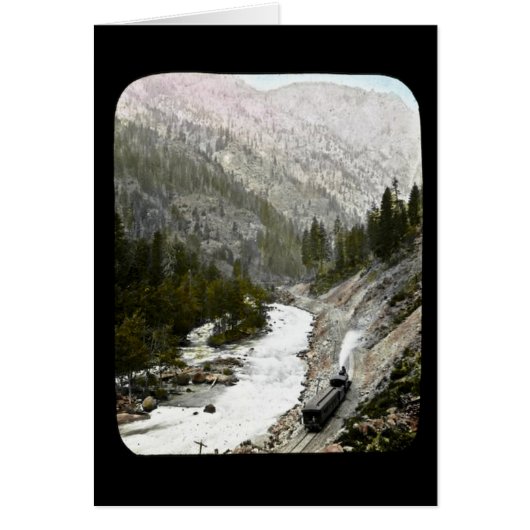Hand Colored Train  Offcial Photographe Cards (Front)