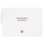 Hand Crafted Cards (Back Horizontal)