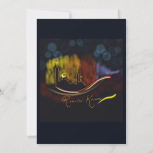 Hand designed Ramadan card