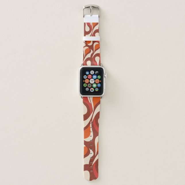 hand draw etnic pattern. Stylish designbackground, Apple Watch Band (Front)