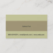 Hand Drawing Hammer Skilled Trade Contractor Business Card (Back)