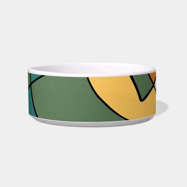 Hand drawn abstract vintage design    bowl (Front)