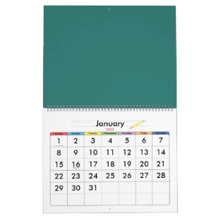 Hand drawn abstract vintage design    calendar