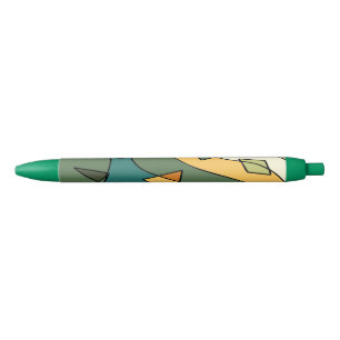 Hand drawn abstract vintage design pen