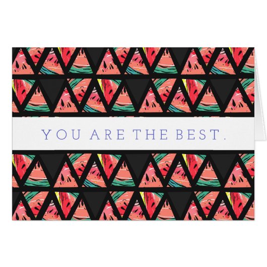 Hand Drawn Abstract Watermelon Pattern (Front Horizontal)