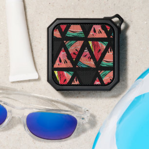 Hand Drawn Abstract Watermelon Pattern Bluetooth Speaker