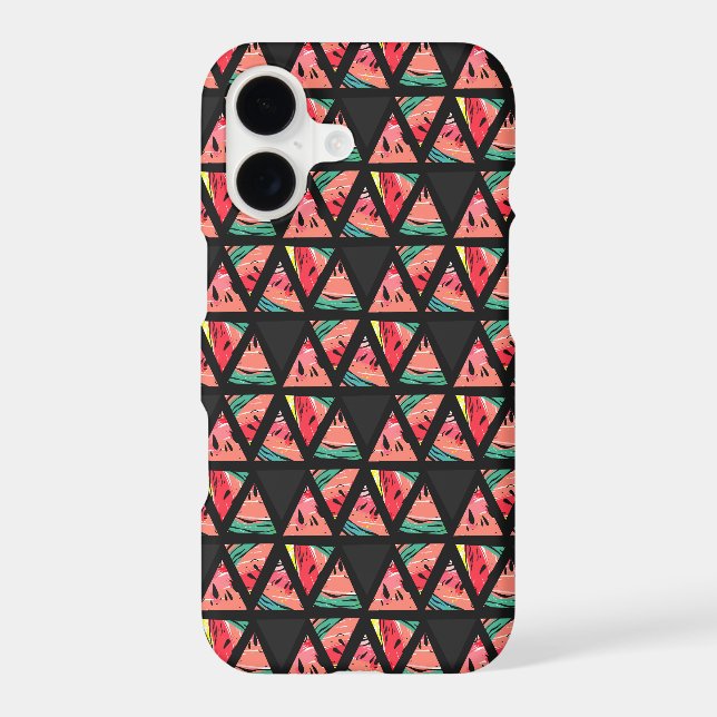 Hand Drawn Abstract Watermelon Pattern Iphone Case (Back)