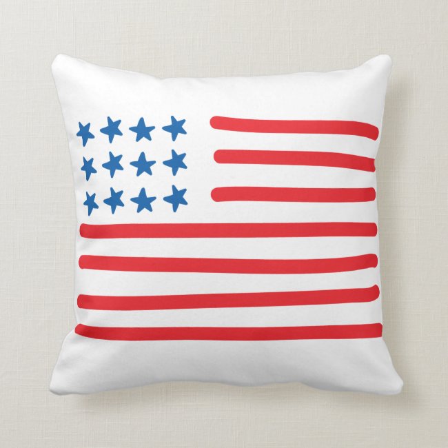 Hand Drawn American Flag | Patriotic