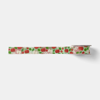 Hand-Drawn Apple Ribbon – Rustic Modern