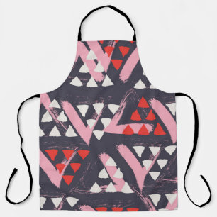 Hand-Drawn Artistic Pattern Display Apron