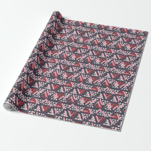 Hand-Drawn Artistic Pattern Display Wrapping Paper