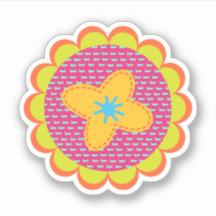 Hand Drawn Artwork Custom-Cut Vinyl Sticker