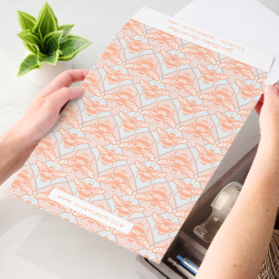 Hand Drawn Bee Diamond Pattern Business Envelope Mailers