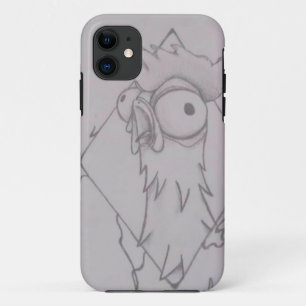 Hand Drawn Bird / Hei Hei / Moana Drawing iPhone 11 Case