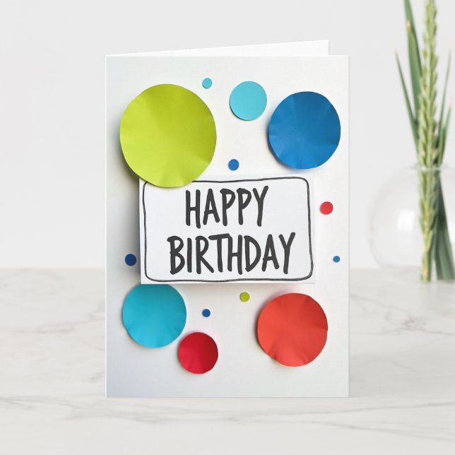Hand Drawn Birthday Card (Front)
