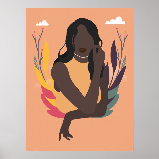Hand Drawn Black Awareness Day Concept Fun 2/3 Poster (Front)