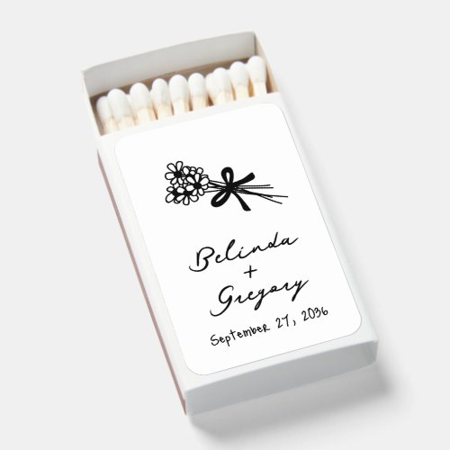 Hand Drawn Black Illustrations Doodles Wedding