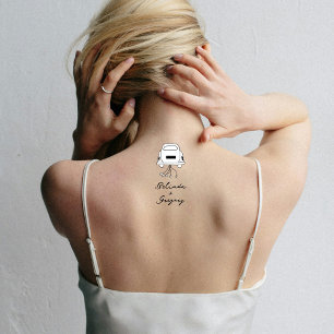 Hand Drawn Black Illustrations Doodles Wedding Temporary Tattoos