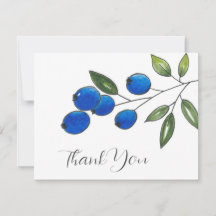 Hand Drawn Blueberries 2