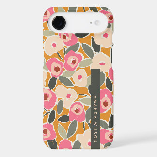 Hand-Drawn Bold Inky Floral Pattern- Sunlit Meadow iPhone 17 Air Case