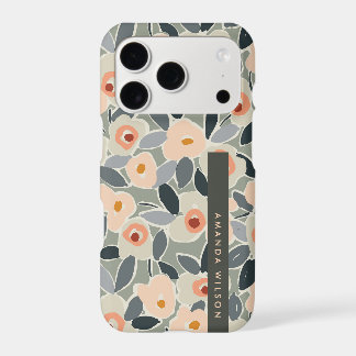 Hand-Drawn Bold Inky Floral Pattern- Sunlit Meadow iPhone 17 Pro Case