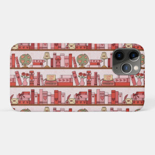 Hand Drawn Book Lover Pattern iPhone 11 Pro Case