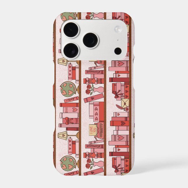 Hand Drawn Book Lover Pattern  Iphone Case (Back)