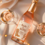 Hand Drawn Boots and Bubbly Bridal Shower Wine Label<br><div class="desc">Celebrate in style with our charming hand-drawn Boots and Bubbly Wine Label! Featuring cowboy boots and clinking champagne glasses, this rustic-themed wine label adds a personalized touch to your wine bottles. Perfect for weddings, showers, and more, they're a delightful way to show appreciation to your guests. Matching items in Cava...</div>