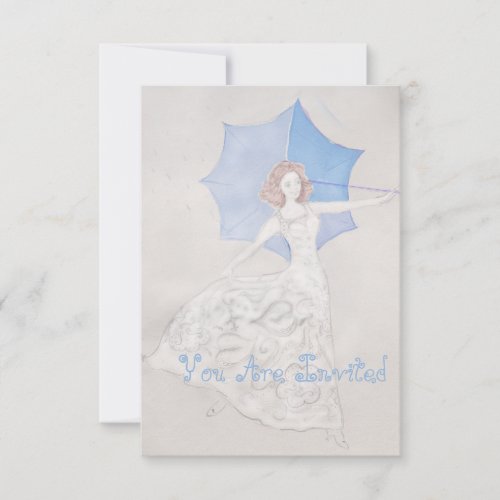 Hand Drawn Bridal Shower Invitation