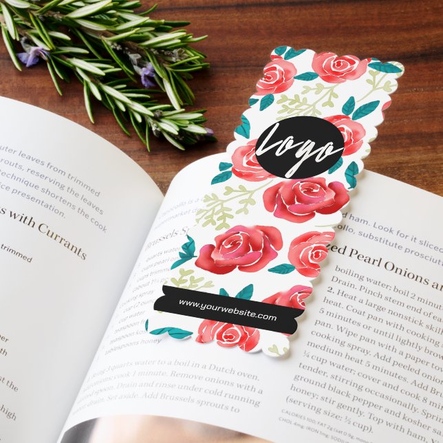 Hand drawn Bright Flowers Bookmark  (Book)