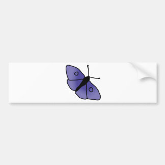 Hand Drawn Butterfly Bumper Sticker
