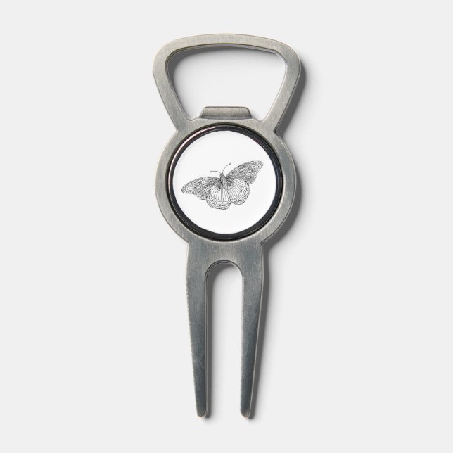Hand Drawn Butterfly Divot Tool (Composite)
