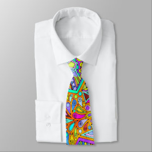 Hand Drawn By EDDArt - Blah Blah Blah 1 Neck Tie