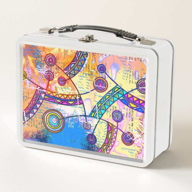 Hand Drawn By EDDArt - Dream Scale 1 Metal Lunch Box (Front)
