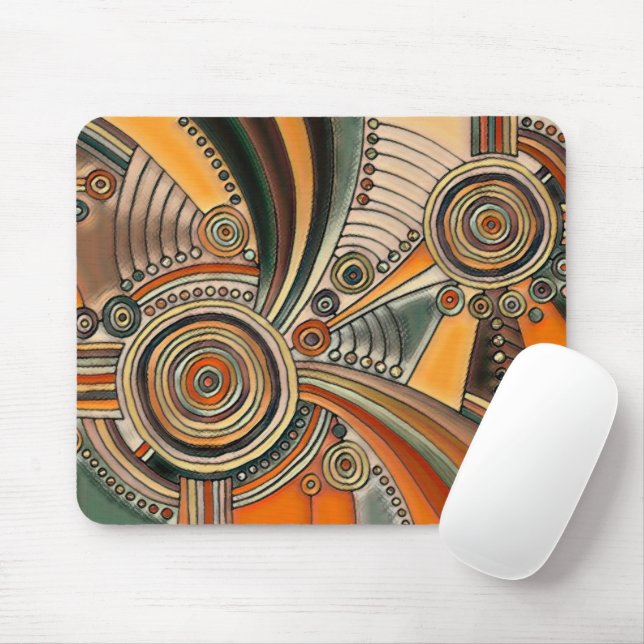 Hand Drawn By EDDArt - Thoughts 1 Mouse Pad (With Mouse)